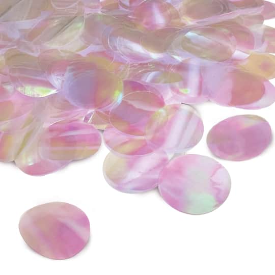 Beistle 1/2oz. Opalescent Metallic Deluxe Dot Confetti Packs, 3ct.